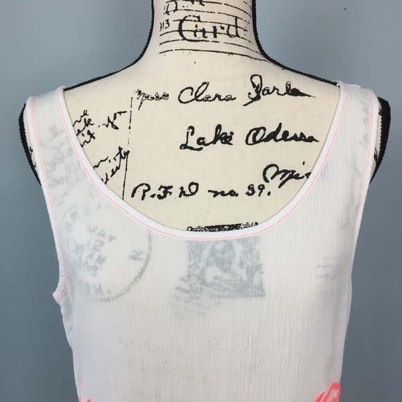 PAPER Crane Embroidered Boho Peplum Tank Top - Picture 13 of 16